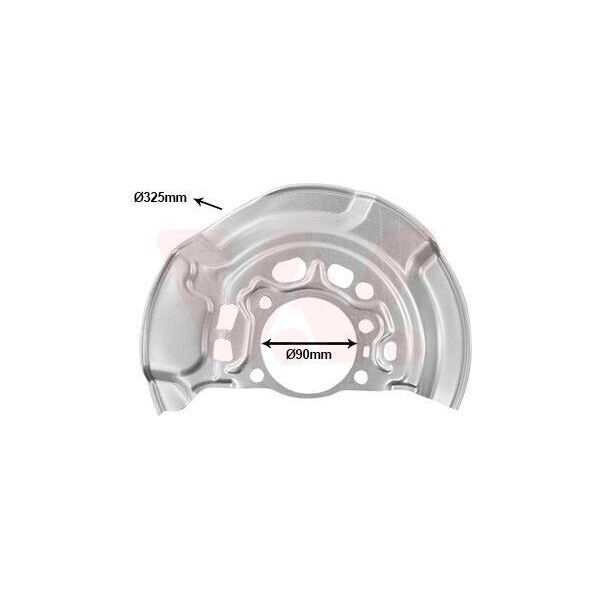 Van Wezel 5407372 - Oe 4778102200 Piastra Di Ancoraggio, Asse Anteriore Destro Per Corolla (E18), Auris (E18)-image