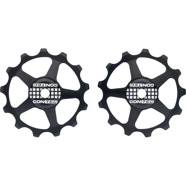 Contec Ct Set Cambio Scroller 2X13 T. Alluminio F.Shimano Mtb Nero-image