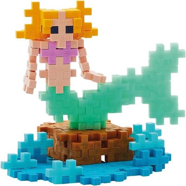 Plus-Plus 100 Tubi Di Blocchi Di Costruzione Creativa Sirena-image