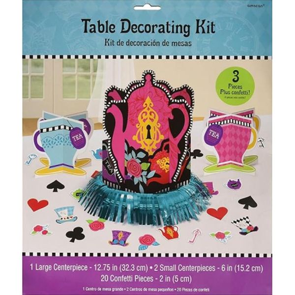 Amscan - Decorazione Da Tavolo "Mad Tea"", Party SG39307 (Taglia Unica) (Colorato)"-image