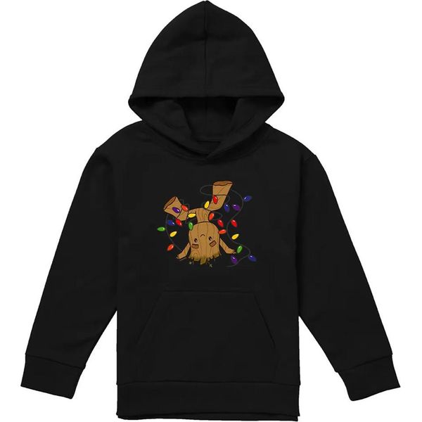 Guardiani Della Galassia - Felpa Con Cappuccio Per Bambini, Pullover TV24049 (152-158) (Nero)-image