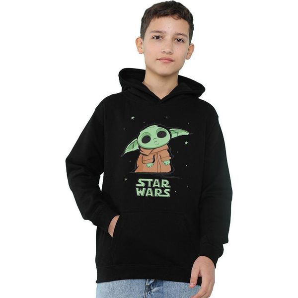 Star Wars - Felpa Con Cappuccio Per Bambini TV24435 (116) (Nero)-image
