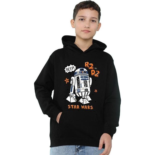 Star Wars - Felpa Con Cappuccio Per Bambini TV24485 (152-158) (Nero)-image