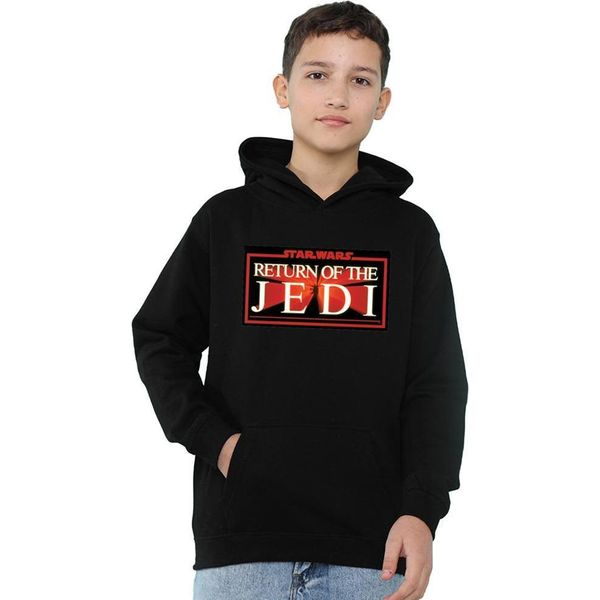 Star Wars: Il Ritorno Dello Jedi - Felpa Con Cappuccio Per Bambini TV24551 (116) (Nero)-image