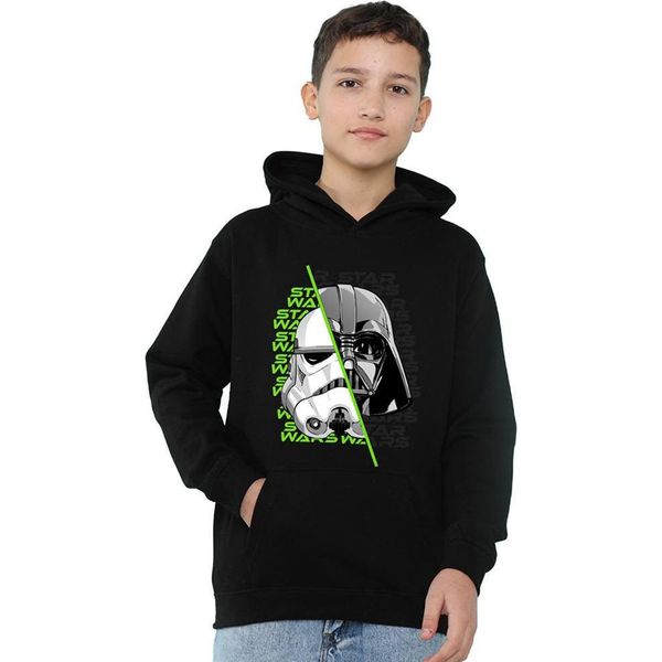 Star Wars: Il Ritorno Dello Jedi - Felpa Con Cappuccio Per Bambini TV24549 (152-158) (Nero)-image