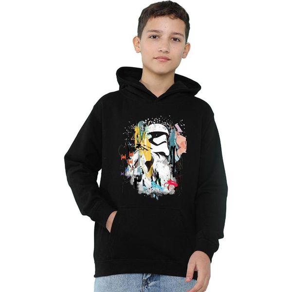 Star Wars - Felpa Con Cappuccio Per Bambini TV24520 (116) (Nero)-image