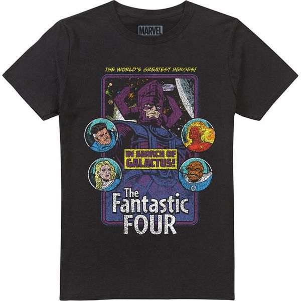 Fantastici Quattro - Maglietta "In Search Of"" Per Uomo/Donna Unisex TV24575 (Xl) (Nero)"-image