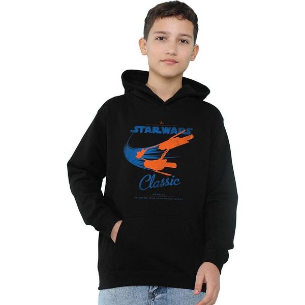 Star Wars - Felpa Con Cappuccio Per Bambini TV24504 (128) (Nero)-image