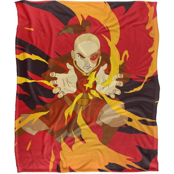 Avatar: L'ultimo Dominatore Dell'aria - Coperta, Setosa, Supermorbida TV24678 (Taglia Unica) (A Colori)-image