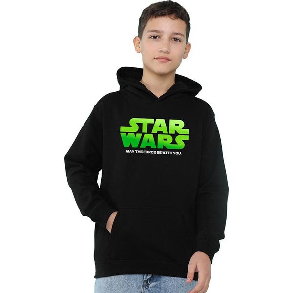 Star Wars - Felpa Con Cappuccio Per Bambini TV24507 (128) (Nero)-image