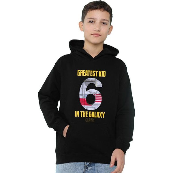 Star Wars - Felpa Con Cappuccio Per Bambini TV24529 (152-158) (Nero)-image