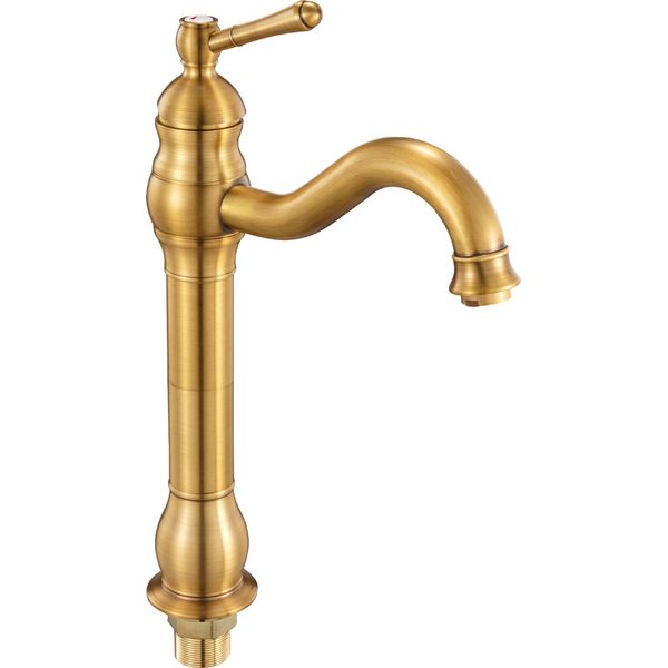 Vevor Miscelatore Monocomando Per Lavabo Con Scarico A Pulsante, Miscelatore Per Lavabo Rubinetti Da Cucina Rubinetto Per Lavabo, Miscelatore Monocomando Per Lavabo Bagno Camper Corpo In Ottone-image