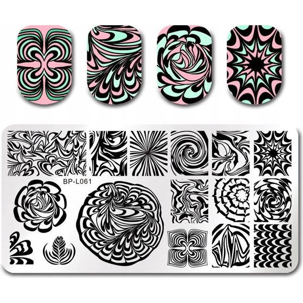Piastra Per Timbri Born Pretty Nail Art - L061-image