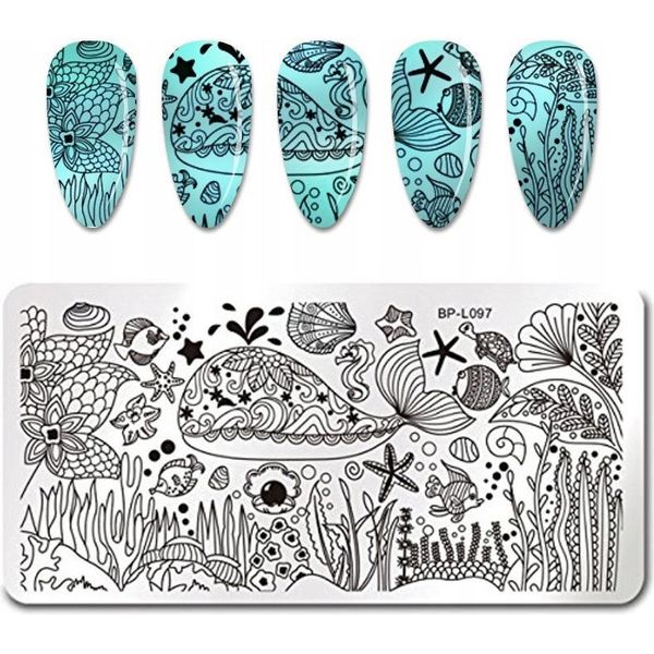 Piastra Per Timbri Born Pretty Nail Art - L097-image