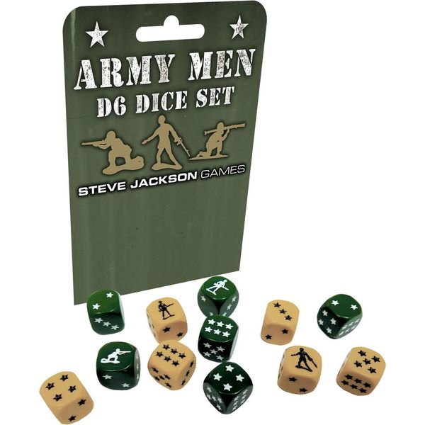 Army Men D6 Dice Set - Set Di Dadi - Steve Jackson Games-image