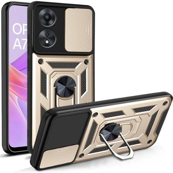 Custodia Camshield Pro Per Oppo A78 Oro-image
