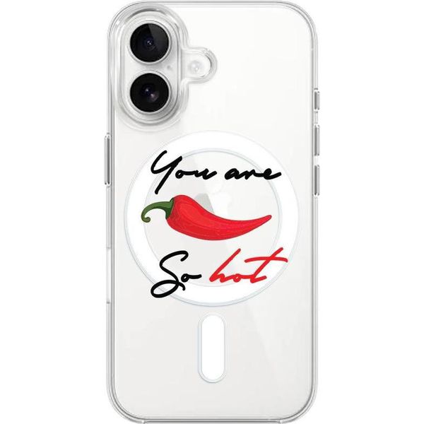 Custodia Per Iphone 16 Con Magsafe Silicone Flexi, Chilli Pepper-image