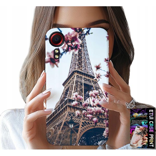 Custodia Per Samsung Galaxy Xcover 7 - Parigi Torre Eiffel Bei Posti Indietro-image