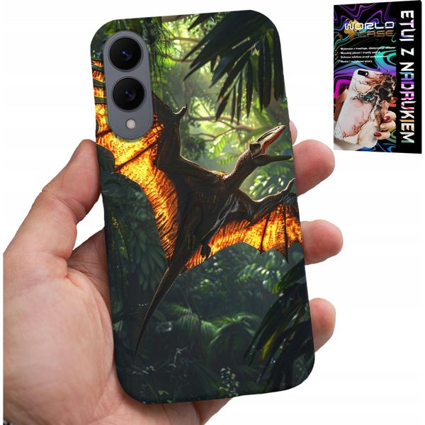 Custodia Per Samsung Galaxy S25 Edge - Dino Dinosauro Pterodattilo Retro Custodia-image