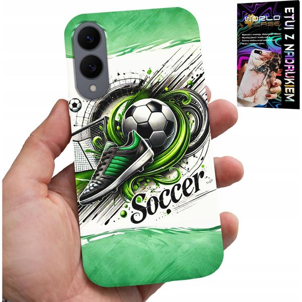 Custodia Per Samsung Galaxy S25 Edge - Calcio, Custodia Calcio + Vetro-image