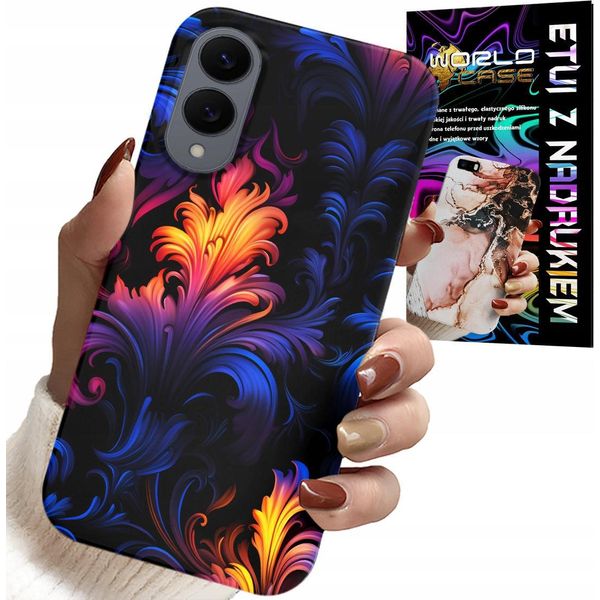 Custodia Per Samsung Galaxy S25 Edge - Motivi Astratti Colorati + Lamina-image