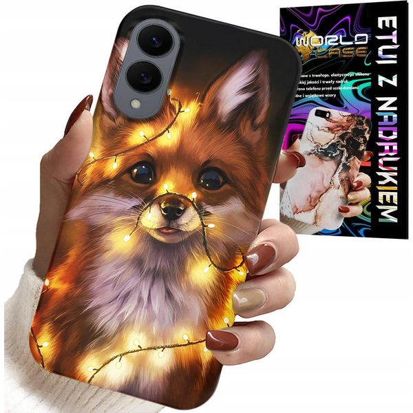 Custodia Per Samsung Galaxy S25 Edge - Dolce Volpe Foresta Animali Caso + Vetro-image