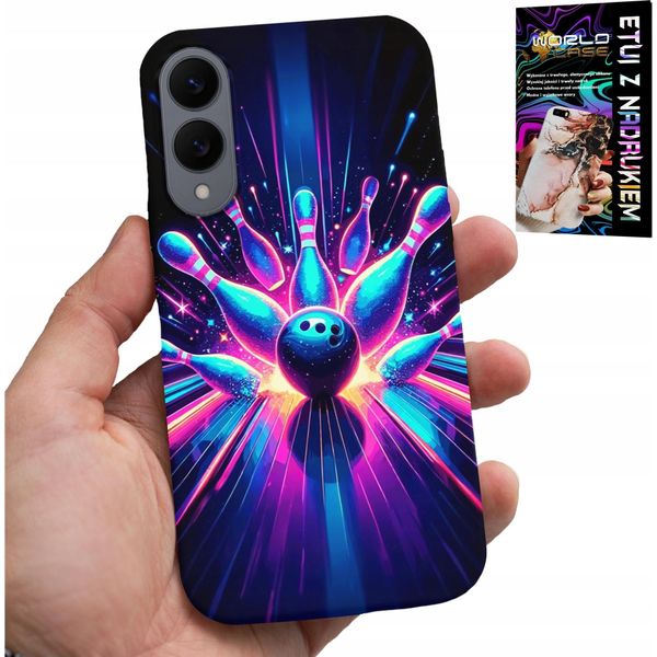 Custodia Per Samsung Galaxy S25 Edge - Cover Bowling Strike, Retro-image