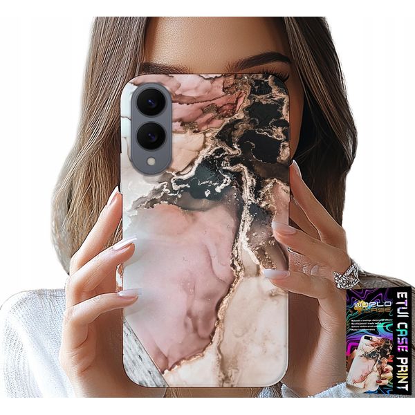 Custodia Per Samsung Galaxy S25 Edge - Elegante Moda Marmo + Vetro-image