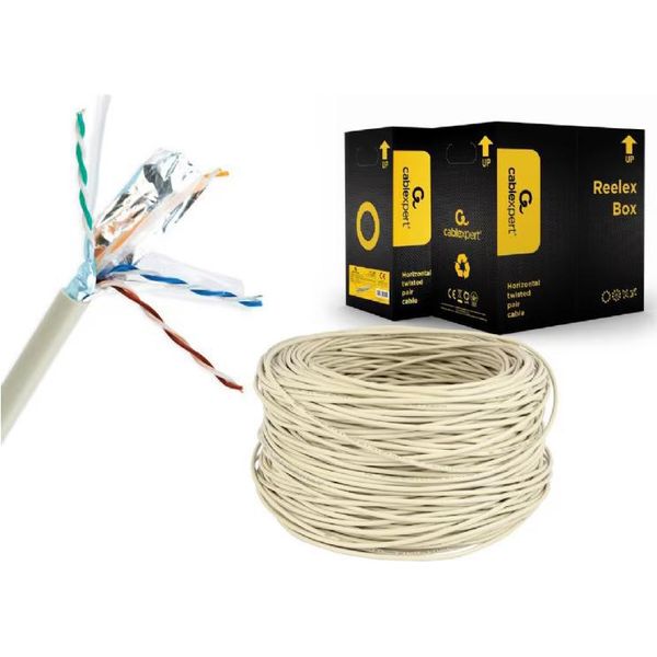 Gembird Gembird 305 M Di Cavo Di Rete Cat6 Ftp Grigio F/Utp (Ftp)-image