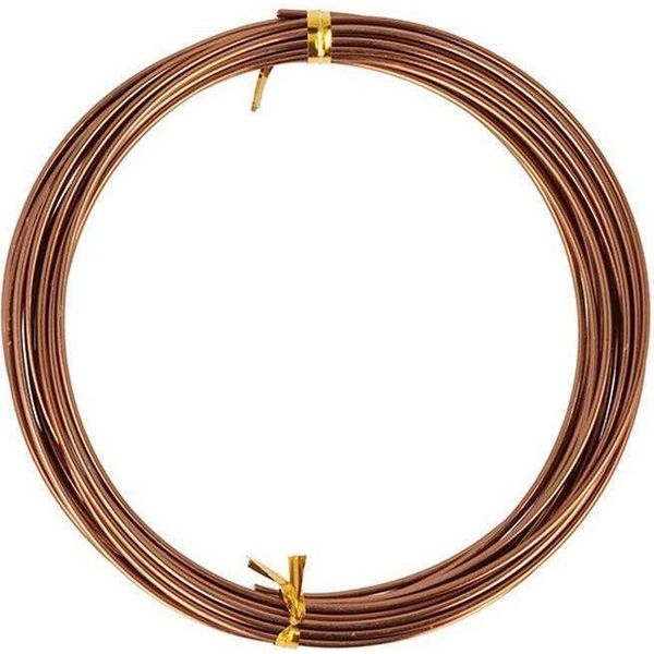 Filo Di Alluminio 5 M X 1,5 Mm - Bronzo-image