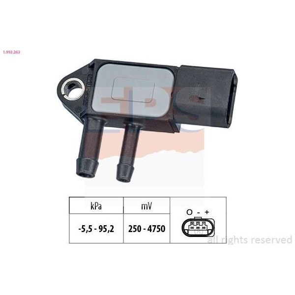 Sensore Pressione Gas Di Scarico Vw Passat 2,0/3,0/4,2Tdi-image