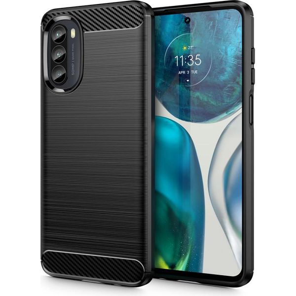 Tech-Protect Tpucarbon Motorola Moto G52 / G82 5G Nero-image