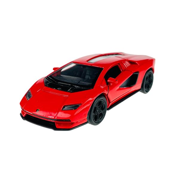 Welly Lamborghini Countach Lpi 800-4 Rot 1:34-1:39 Die Cast Metall Modell Neu Im Kasten 43818-image
