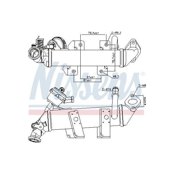 Radiatore Egr Renault Espace Iv 06- Renault Laguna Iii 07- Renault Master-image