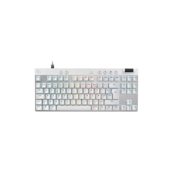 Logitech Pro X Tkl Rapid Keyboard Bianco Fr - Tastiera - Azerty-image