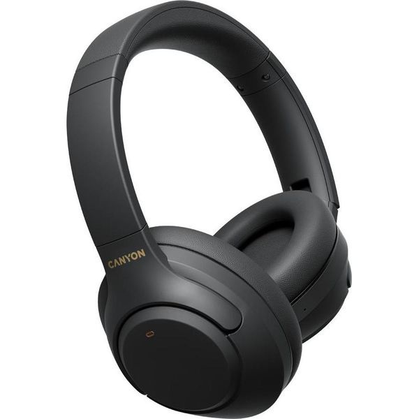 Canyon BTHS-6, Cuffie Wireless Bluetooth Onriff 6, Cancellazione Attiva Del Rumore Anc, Ricarica USB-C, Nero-image