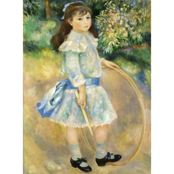 Grafika Puzzle Art Auguste Renoir Ragazza Con Cerchio 2000 Pezzi-image