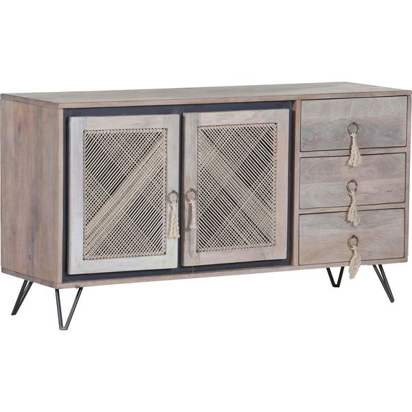 Sideboard Gutmann Factory "Amalfi", Beige (Natur), B:130Cm H:67Cm T:40Cm, Sideboards, Sideboard, Kommode, Breite 210 Cm-image