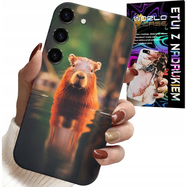 Custodia Per Samsung Galaxy S23 - Capibara Dolce, Capibara, Molti Disegni-image