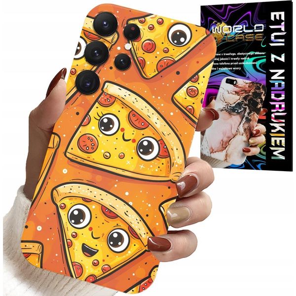 Etui Per Samsung Galaxy S22 Ultra - Caso Pizza Dolce + File-image
