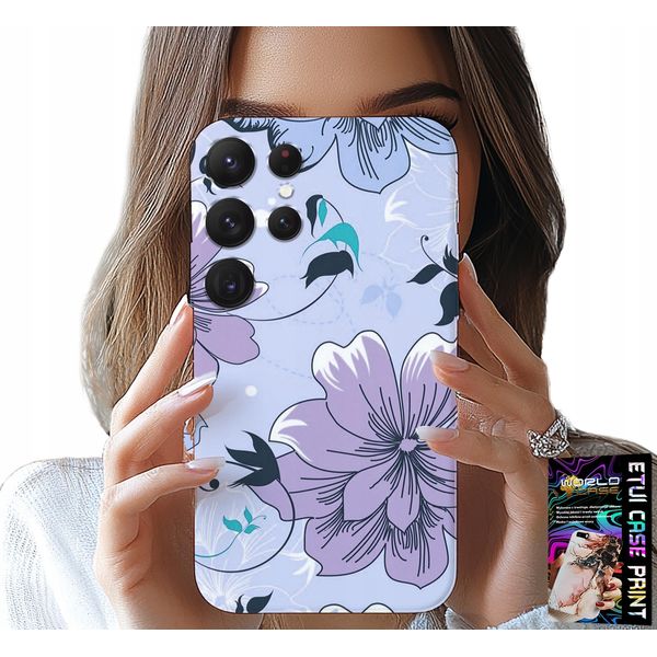 Etui Per Samsung Galaxy S22 Ultra - Fiori Moderni Designs Di Piastre-image