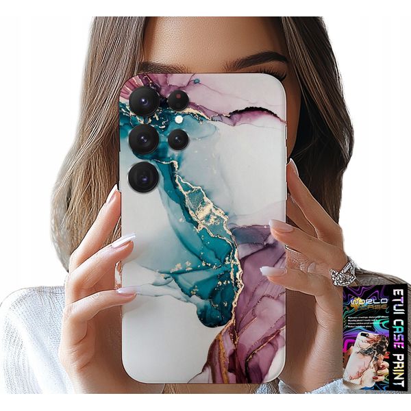 Etui Per Samsung Galaxy S22 Ultra - Elegante Caso Marmurale Moderno Per Donne-image