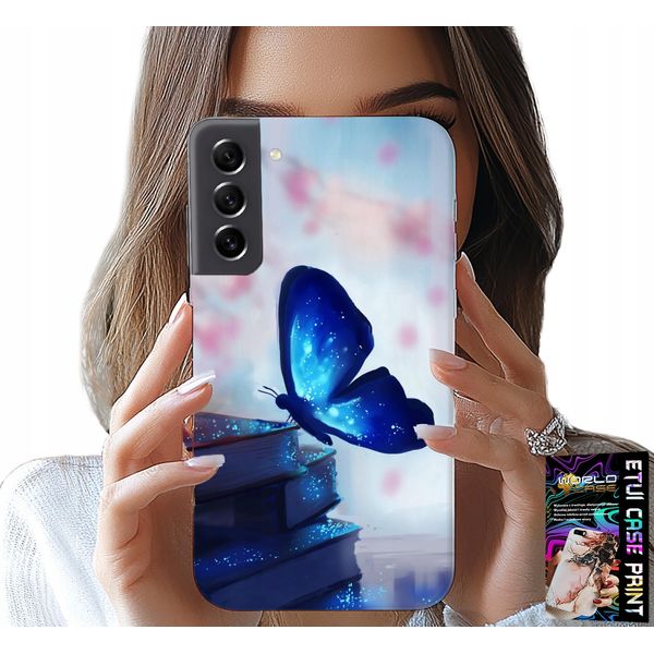Custodia Per Samsung Galaxy S21 - Farfalla Blu, Farfalla, Disegni Femminili-image