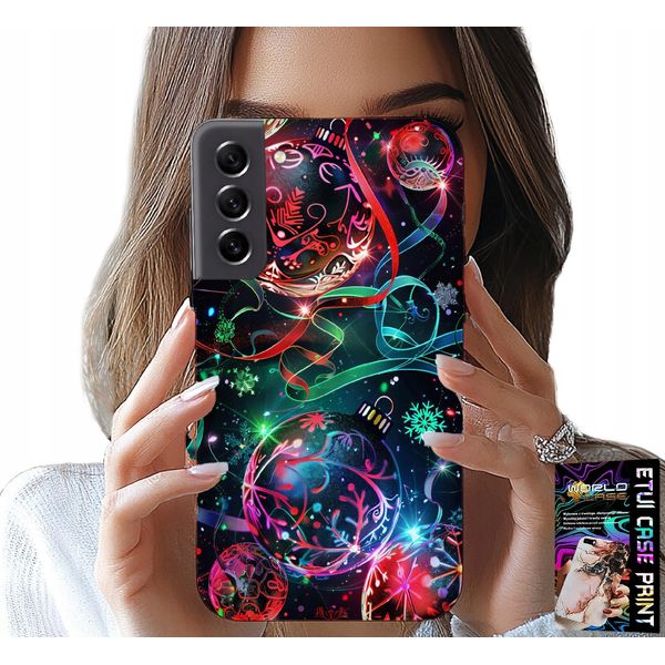 Custodia Per Samsung Galaxy S21 - Baubles Natalizi, Albero Di Natale, Custodia + Pellicola-image