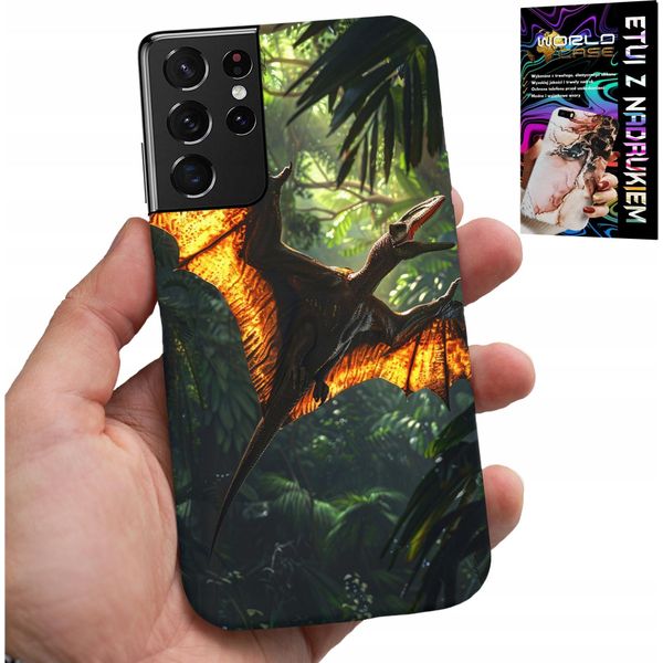 Etui Per Samsung Galaxy S21 Ultra - Dino Dinosauro Pterodattico Platsky Futuro-image
