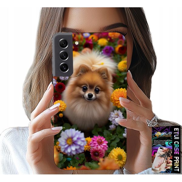 Custodia Per Samsung Galaxy S21 - Cane Carino, Custodia Pomerania + Vetro-image