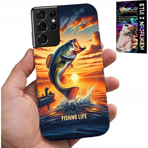 Etui Per Samsung Galaxy S21 Ultra - Caso Di Pesca +Fole-image