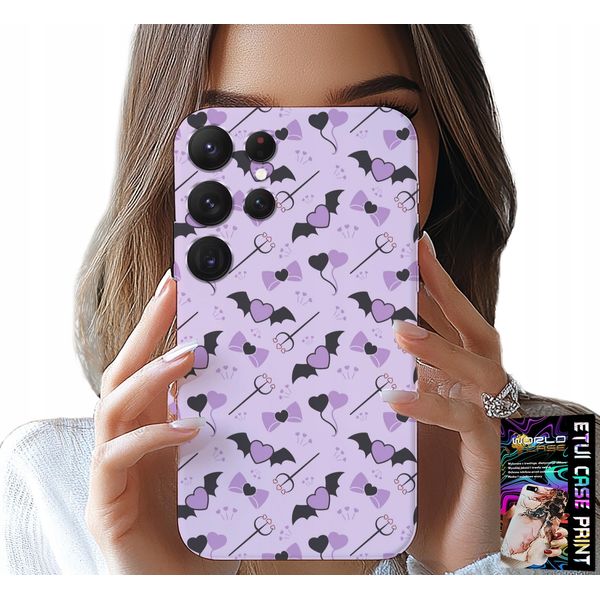 Etui Per Samsung Galaxy S23 Ultra - Design Moderno Cuori Coccoli Cartone-image
