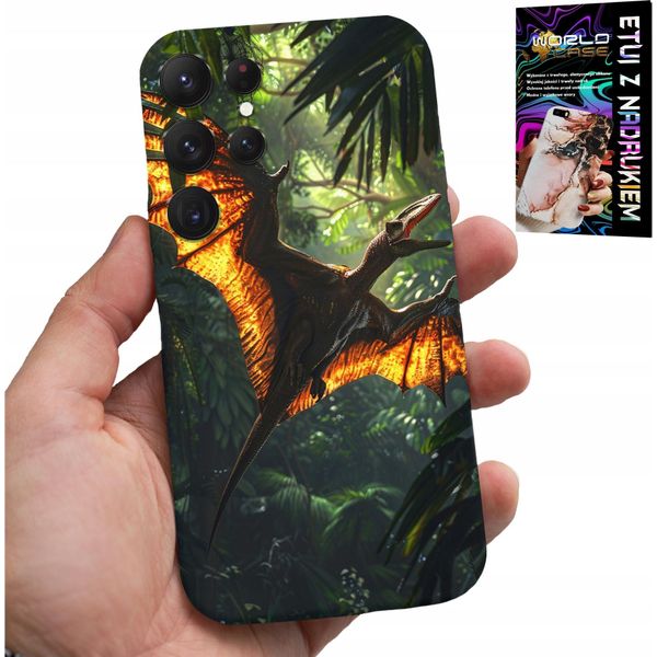 Etui Per Samsung Galaxy S23 Ultra - Caso Dino Dinosauro Pterodattico In Piattaforma-image