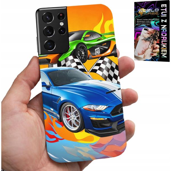 Etui Per Samsung Galaxy S21 Ultra - Per Bambini, Gare Di Corsa In Auto-image